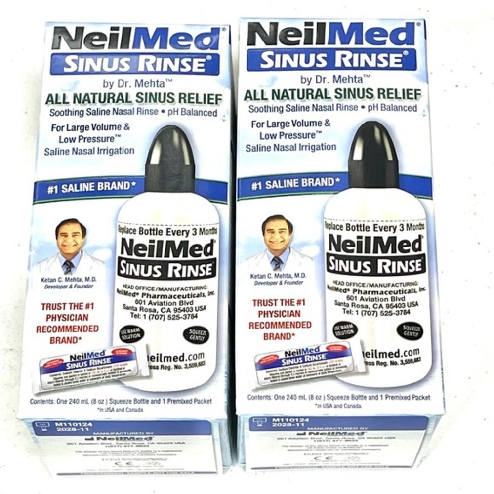 NeilMed pack of two Sinus Rinse - Black and White